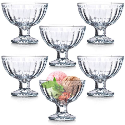 Pucharki do lodów szklane 180 ml 6 szt.