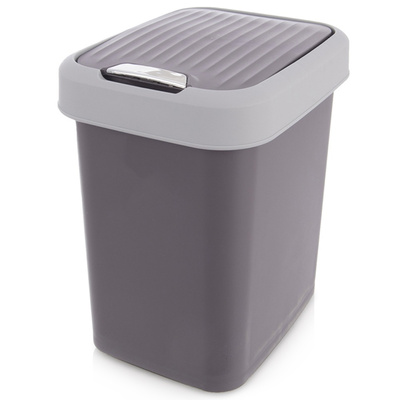 Bin Plastic Gray 12 l
