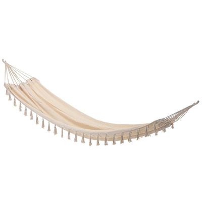 Hammock Beige Single 200x100 cm