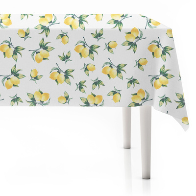 Oilcloth Stain-Resistant Lemons 180x130 cm