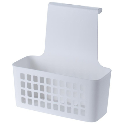 Door Basket Plastic White 23,5x10x24 cm