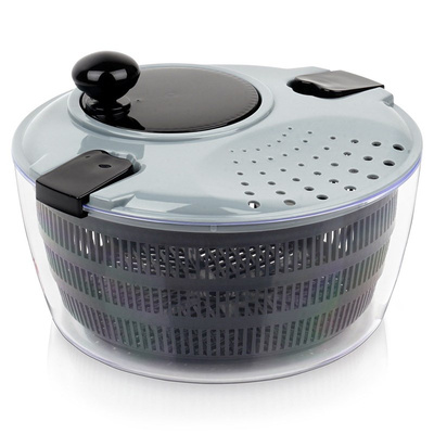 Manual salad spinner