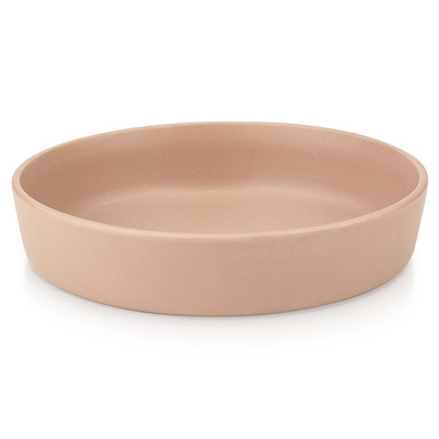 Talerz obiadowy głęboki ceramiczny beżowy SOHO 21,5 cm, 1 l