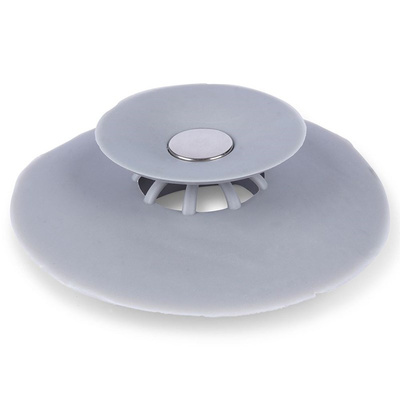 Sink Strainer Silicone Gray 10 cm