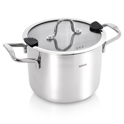 Garnek stalowy z pokrywką VENICE 18 cm, 3,5 l