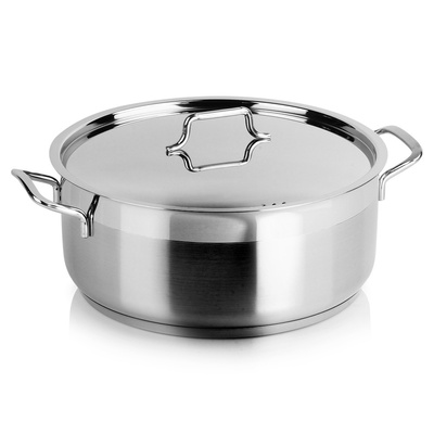 Pot Steel with Lid ANETT 28 cm, 7 l
