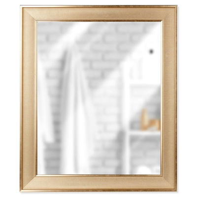 Wall Mirror Golden Rectangular 49.5x59.5 cm