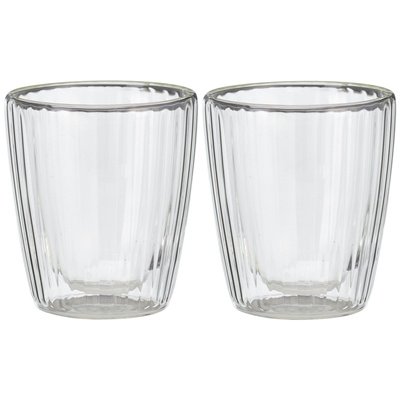 Szklanki termiczne z podwójną ścianką do kawy i herbaty 230 ml 2 szt.