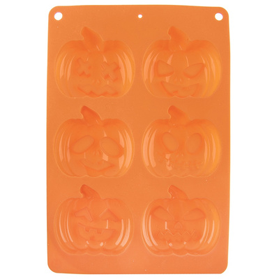 Forma do ciastek muffinek silikonowa Halloween 25x18x3 cm