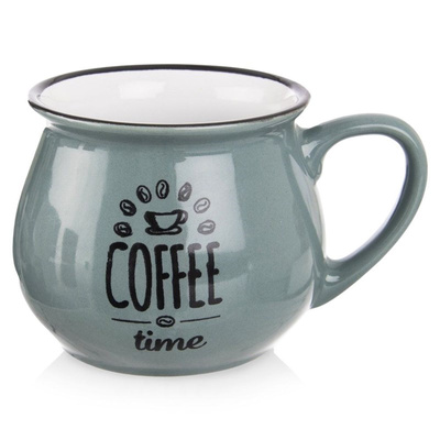 Coffee Mug Ceramic Gray 320 ml