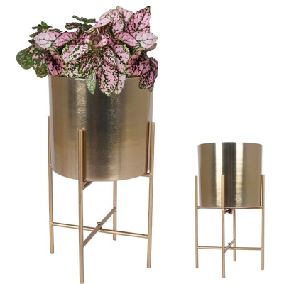 Plant Stand Metal Gold 30 cm