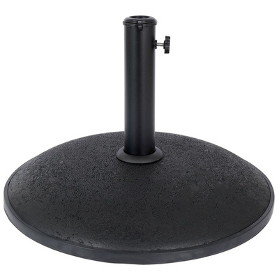 Garden Parasol Base Concrete Black 25 kg