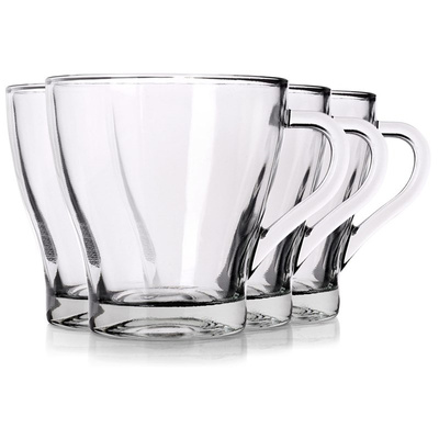 Glasses for Coffee and Tea 280 ml 4 pcs