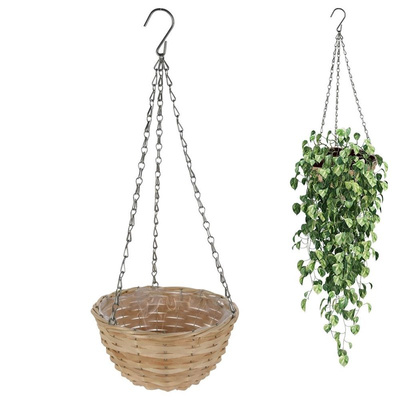 Hanging Planter Wicker 30x16,5 cm