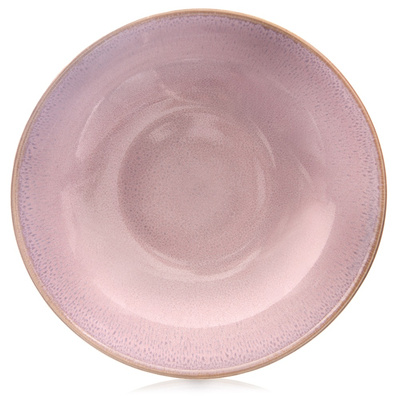 Soup Bowl Ceramic Pink 21 cm