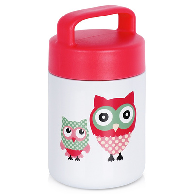 Food Flask for Child Steel OWL 480 ml