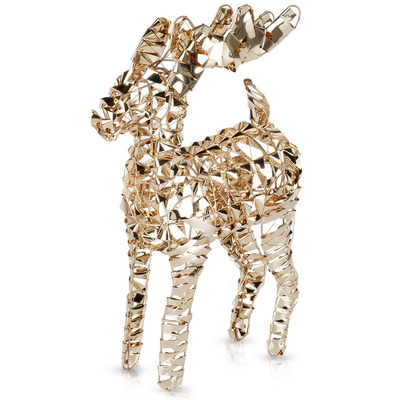 Lighted Deer Golden 50 LED 37 cm