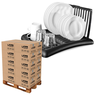 Dish Drainer Rack Black 43.5x38.5x27 (pallet of 168 pcs)