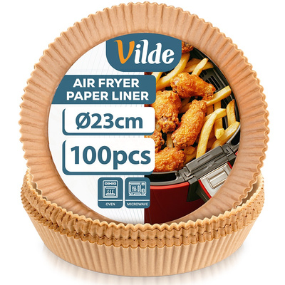 Air Fryer Liners Oil Free Paper Round 23 cm 100 pcs