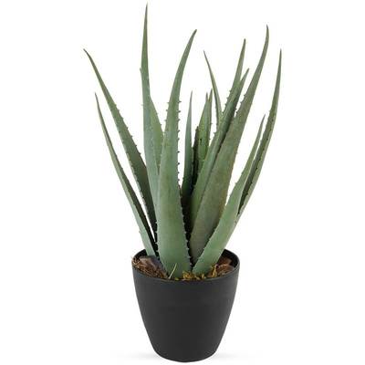 Sztuczna roślina w doniczce aloes 42 cm