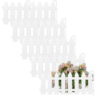 Garden Fence White 20x15 cm 10 pcs