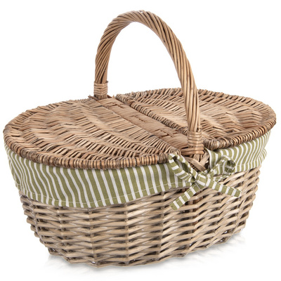 Picnic Basket Wicker Closed 42x32x35 cm