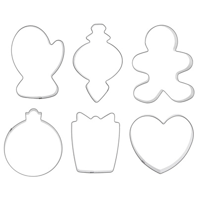 Cookie Cutters Steel 6 pcs
