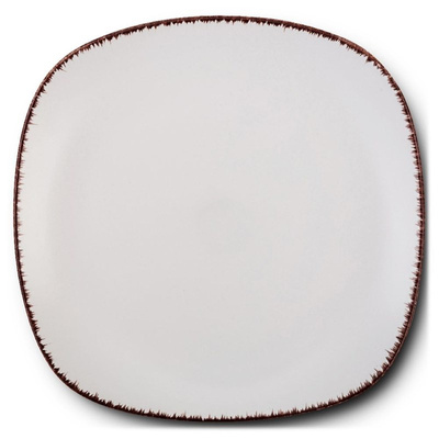 Dessert Plate Ceramic Square SUGAR 20 cm