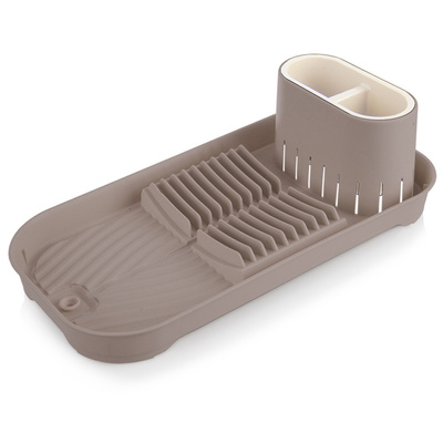 Dish Drainer Rack Brown 39x19.5x11 cm