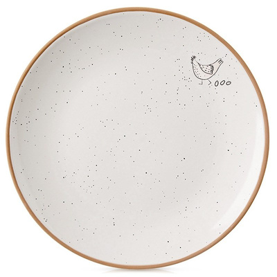 Dessert Plate Ceramic Beige 20 cm