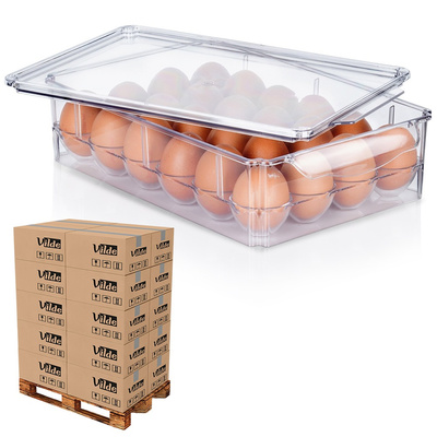 Pojemnik na jajka z pokrywką na 24 jajka (paleta 180 szt.)