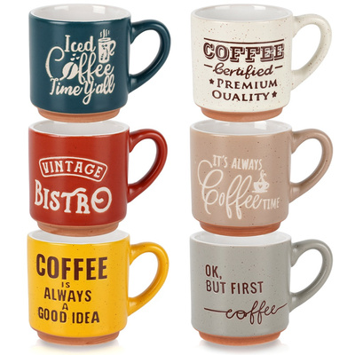 Kubki do espresso ceramiczne 110 ml 6 szt.