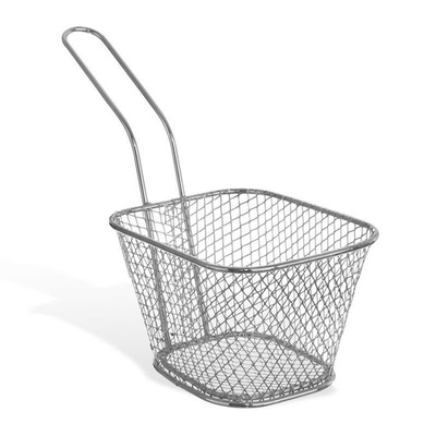 Chip Serving Frying Baskets Silver 19x8x13.5 cm
