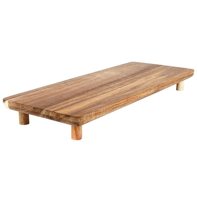 Serving Board Wooden on Legs 36x14.5 cm