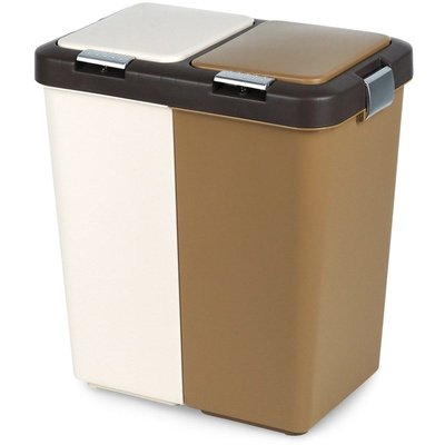 Recycling Bin Plastic 2x20 l