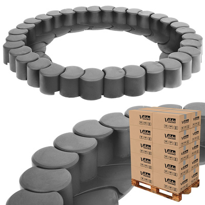 Garden Palisade Graphite 4.1 m 32 pcs (pallet of 42 pcs)