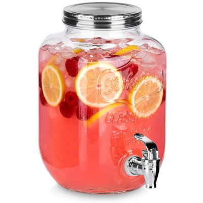 Dispenser with Tap Glass 4 l