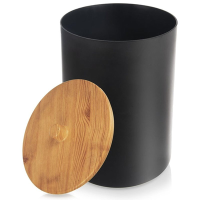 Small Bathroom Bin Black BLACK 7 l