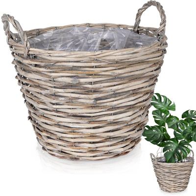 Plant Pot Wicker 33x31 cm