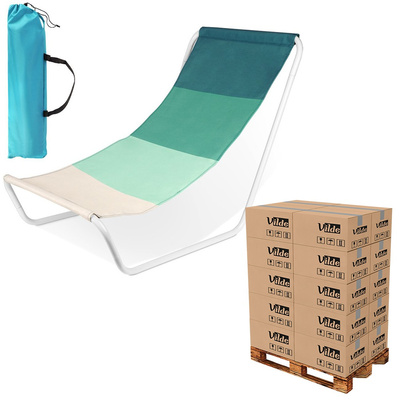 Sunbed Foldable Turquoise (pallet of 180 pcs)