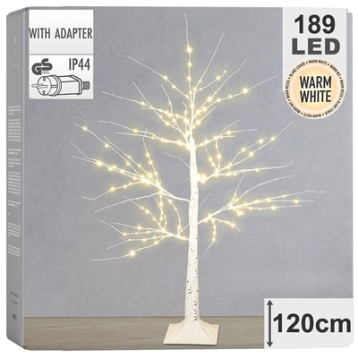 Outdoor Twig Tree with Lights 189 LED 120 cm