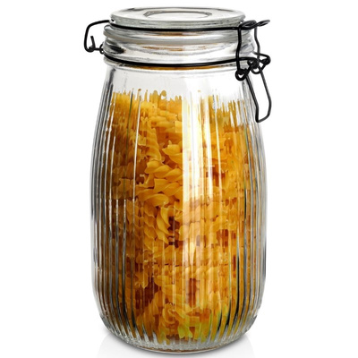 Jar with Clip Glass 1,5 l