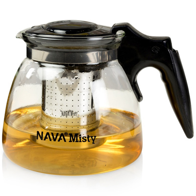 Teapot with Infuser Glass Heat-Resistant MISTY 1.1 l