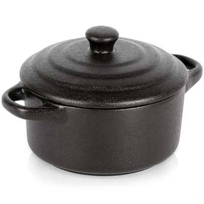 Miseczka do zapiekania porcelanowa z pokrywką 450 ml