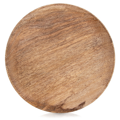 Talerz do serwowania drewniany MANGO 25 cm
