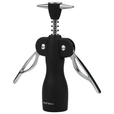 Corkscrew Steel Black MISTY 18 cm