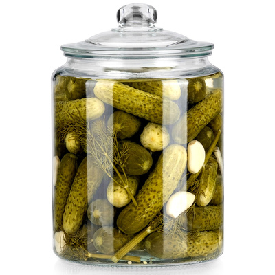 Pojemnik szklany z pokrywką i uszczelką 6 l