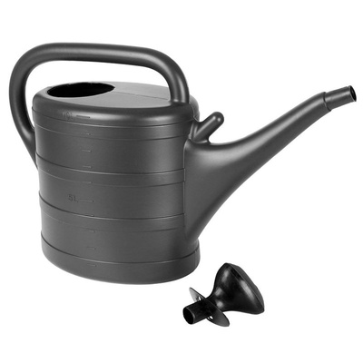 Watering Can Plastic Gray 10 l