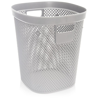 Waste Paper Bin Gray 12,5 l