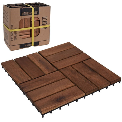 Decking Tiles Wooden 30x30 cm 9 pcs